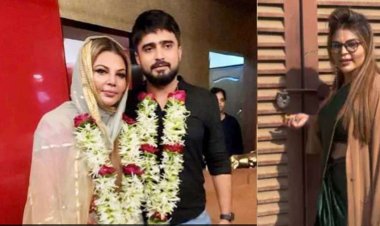 Rakhi Sawant and Adil Durrani. Garib se nahin jhhut se problem