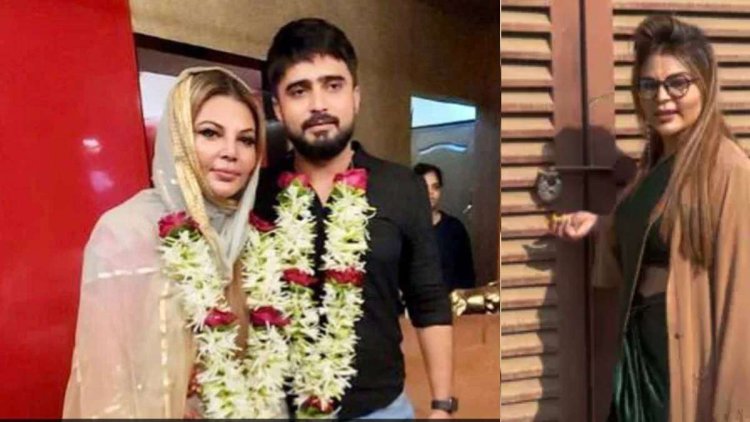 Rakhi Sawant and Adil Durrani. Garib se nahin jhhut se problem