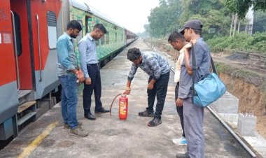 मदुरई स्टेशन पर हुए अग्निकांड के बाद सतर्क हुआ आसनसोल रेलवे बोर्ड