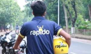 काम बंद कर विरोध प्रदर्शन में शामिल हुए दुर्गापुर के रैपिडो चालक