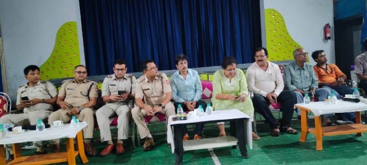 दुर्गापूजा कमेटियों के साथ पुलिस प्रशासन की समन्वयक बैठक