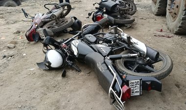 विस्फोट से घर हुए छतिग्रस्त, गुस्साए लोगों ने की ओसीपी कार्यलय में तोड़फोड़ 