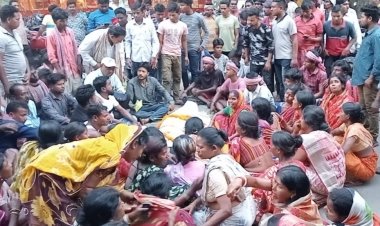 करंट से युवक की मौत, थाने पर शव रखकर प्रदर्शन