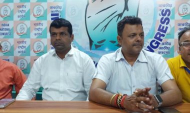 कांग्रेसियों ने उठाए सवाल, सरकारी बिजली खंभों पर तृणमूल के झंडे कैसे लगे ?