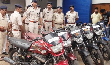 बाइक चोरी गिरोह का पर्दाफाश, 1 गिरफ्तार, 6 बाइक बरामद