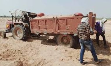 अजय नदी से बालू चोरी के खिलाफ भाजपा नेता ने खोला मोर्चा