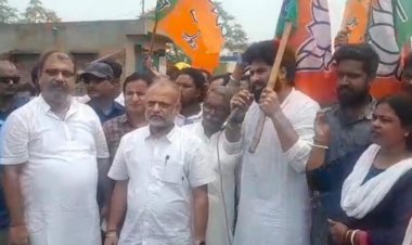 स्थानीय बेरोजगारों को मिले काम, भाजपा की मांग, तृणमूल पर विरोध करने का आरोप