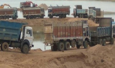 बीएलएंडएलआरओ अभियान के बाद भी जारी है बालू की लूट