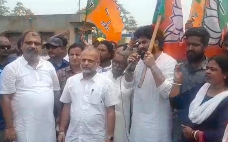 स्थानीय बेरोजगारों को मिले काम, भाजपा की मांग, तृणमूल पर विरोध करने का आरोप