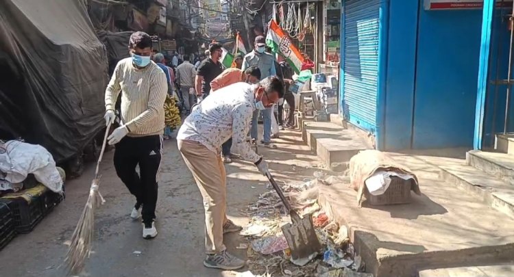 आसनसोल साउथ ब्लॉक कांग्रेस की और से सफाई अभियान