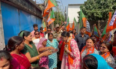 आसनसोल दक्षिण भाजपा प्रत्याशी ने किया प्रचार प्रसार