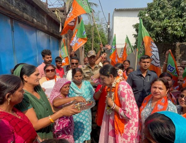 आसनसोल दक्षिण भाजपा प्रत्याशी ने किया प्रचार प्रसार