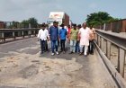 गड़ुई ब्रिज की बदहाल सड़क से बढ़ी परेशानी, विधायक कृष्णेंदु मुखर्जी ने किया निरीक्षण