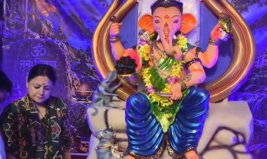 बार्णपुर में गणेश वंदना मंत्री अग्निमित्रा पाल ने कई पूजा पंडालों का किया उद्घाटन